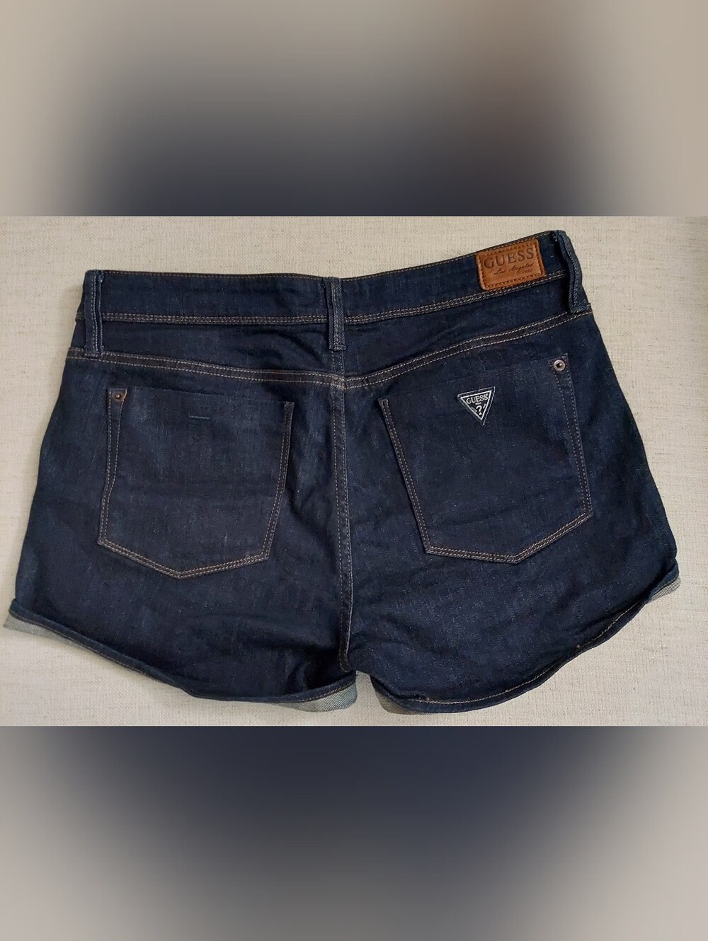 GUESS Dark Indigo Denim Shorts
